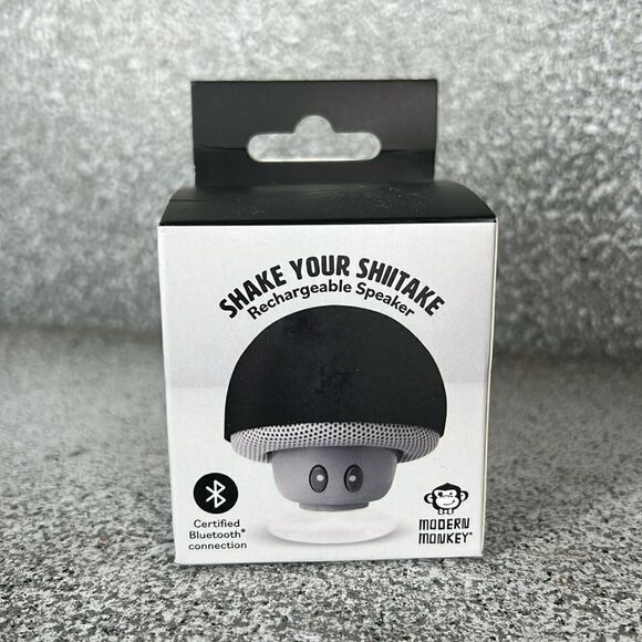 NIB Shake Your Shiitake Mini Mushroom Wireless Bluetooth Portable Speaker - Picture 1 of 11